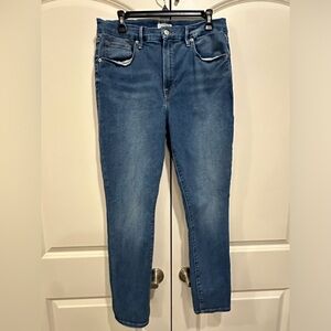 Good American Good Waist Style GE367T Blue 350, size 15